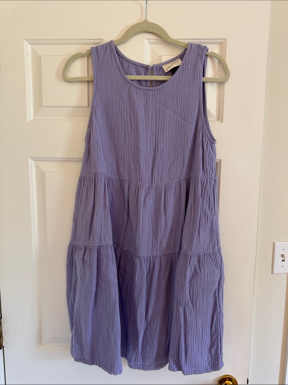Universal Thread Lavender Sleeveless Tiered Mini Dress